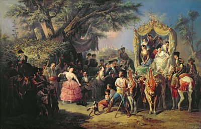 The Santiponce Fair by Manuel Roderiguez Guzman